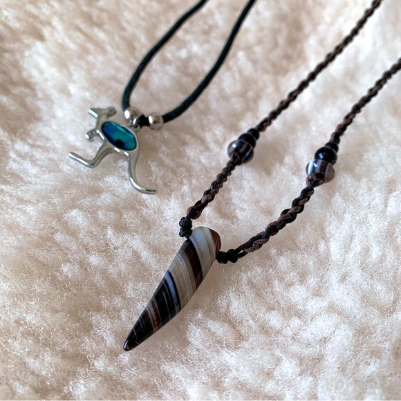 MOVING SALE❗️Gemstone pendant necklace (handmade) - Picture 3 of 4